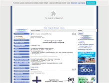 Tablet Screenshot of gmina-jordanow.pl